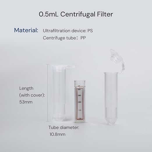 300kDa Ultra Centrifugal Filter Unit, Regenerated Cellulose RC Membrane - Image 3