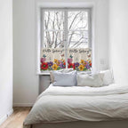Spring Flowers Half Window Curtains 24 Inches Long, Farmhouse Vintage Country - Image 5
