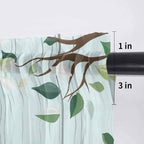 Easter Sheer Valances for Windows 42"x12", Light Filtering Kitchen Curtains - Image 7