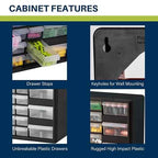 Akro-Mils 26-Drawer Plastic Drawer Storage Cabinet