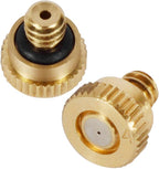 KUWAN 0.016" Orifice Thread UNC 10/24 Brass Misting Nozzles Low Pressure - Image 4