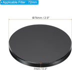 PATIKIL 72mm Lens Cap, Camera Lens Cap Cover Universal Lens Filter Stack Cap - Image 2