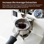 watchget 55mm Espresso Paper Filters - Image 3