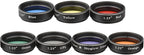 Andoer Telescopic Eyepiece Filter Kit, 1.25 Inch Telescopic Moon Filter Sky - Image 2