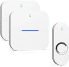 AIDA Lighted Wireless Doorbell for Home, Waterproof Battery Doorbell 1
