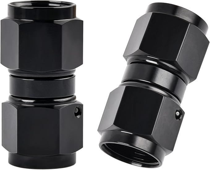 EVIL ENERGY 10AN Female to 10AN Female Straight Swivel Coupler Union Fitting by EVILENERGY