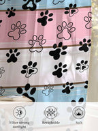 Sheer Curtains 72 Inches Long, Vintage Farmhouse Wooden Grain Privacy Voile - Image 6