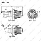 Big Sucker cone Air filter intake - Image 5