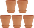 5pcs Red Terracotta Succulent Flower Pots by OSALADI