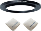 49mm Lens to 62mm Camera Lens Adapter 49mm to 62mm Step Up Ring Adapter Ring by SKYZHENG