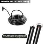 20 Pack Quick Connect 1/4" Drip Irrigation Tee Connectors, Universal Tee Fitting - Image 5