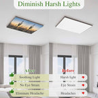 Fluorescent Light Covers for Drop Ceiling Desert Cactus Sunset Magnetic Light - Image 6