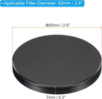 PATIKIL 62mm Lens Cap, Camera Lens Cap Cover Universal Front Metal Lens Filter - Image 2