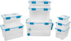 Sterilite 12-Pack Gasket Box, Weather-Resistant Storage Bins - Image 9