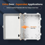 QILIPSU Waterproof Junction Box IP67 Outdoor Plastic Electrical Project - Image 3