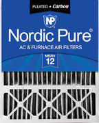 Nordic Pure 20x25x5 Honeywell Replacement Air Filters MERV 12 Plus Carbon 1 Pack by NordicPure