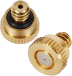 KUWAN 0.016" Orifice Thread UNC 10/24 Brass Misting Nozzles Low Pressure - Image 3