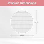 6 Pack HPro Nail Dust Collector Replacement Filters, Compatible - Image 2