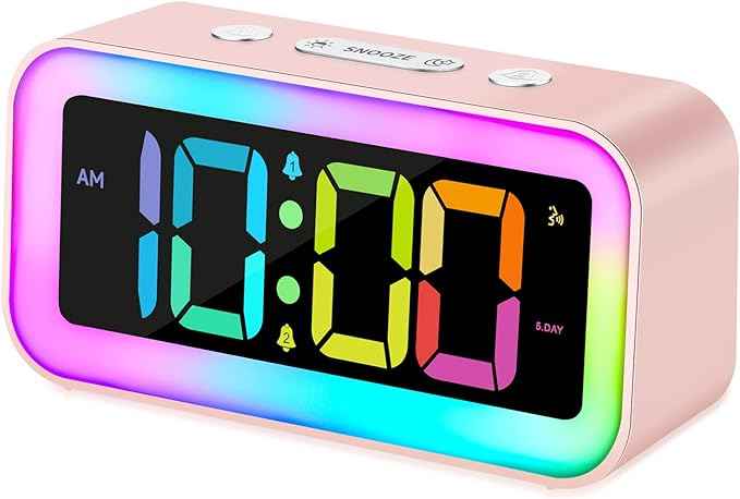 Cadmos Cute Pink Loud Alarm Clock