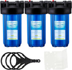 Geekpure 10-Inch Whole House Water Filter Housing 4.5"x10"1-Inch Outlet/Inlet - Image 2