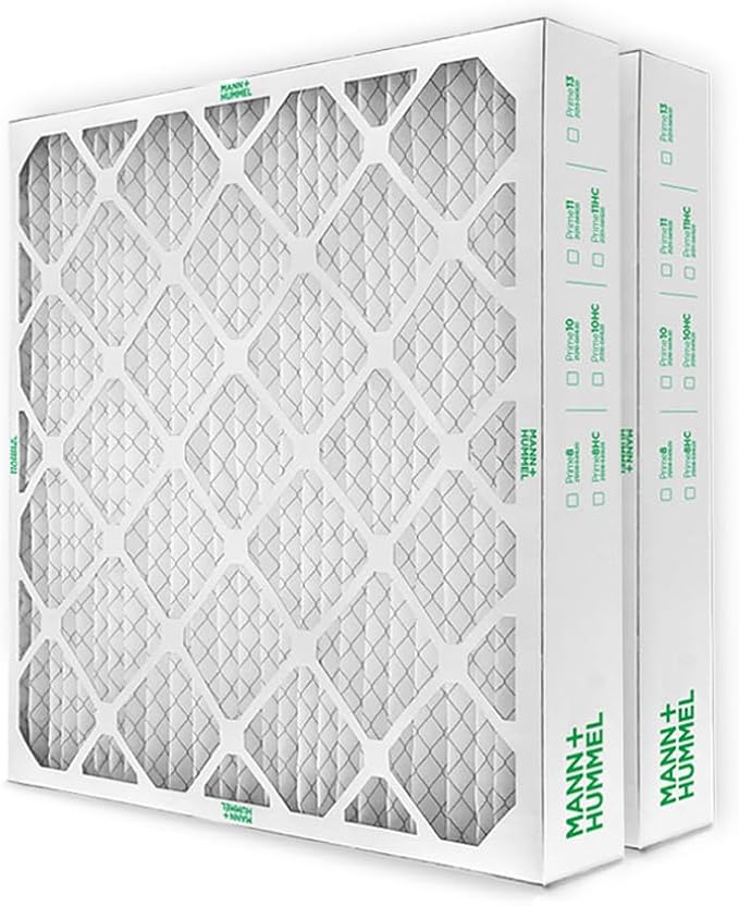 Mann+Hummel 20x20x4 MERV 8 Pleated HVAC AC Furnace Air Filters. 2 Pack. by MannHummel