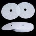 4 Pcs White Cloth Dryer Exhaust Filter, by Unknown