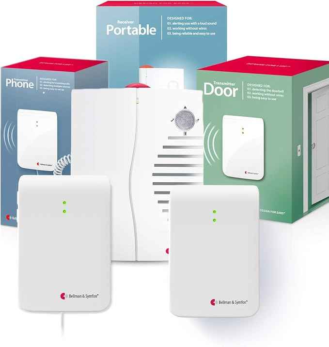 Bellman & Symfon Door and Phone Notification Pack – Smart Home Portable Alert