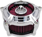 Harley Air Cleaner Turbine Intake Chrome Filter Kit Cnc Cut - Image 3