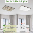 Fluorescent Light Covers for Ceiling Lights Shell Conch Magnetic Light Filters - Image 5