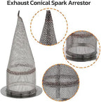1.5" Exhaust Conical Stub Spark Arrestor for Honda CRF230 CRF450