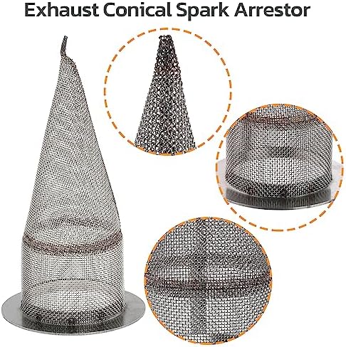 1.5" Exhaust Conical Stub Spark Arrestor for Honda CRF230 CRF450