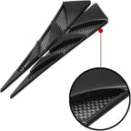 2Pcs Universal Black Cars Auto Vehicle Tuning Air Flow Intake Scoop Bonnet Vent - Image 4