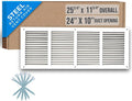 Fits 24x10 Duct Opening | Steel Return Air Grille by Handua | Vent Cover Grill by Handua