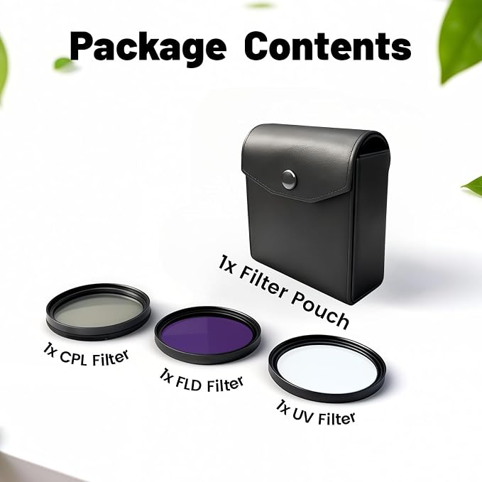 3 Pack Universal Lens Filter Kit 40.5mm - Image 2