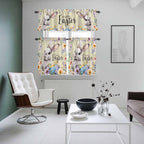 Happy Easter Kitchen Curtains Set 3 Piece - Image 8