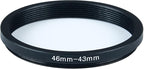 46mm to 43mm Step-Down Ring Filter Adapter - Image 2