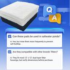 Replacement Filter Pads for Pondmaster 1000 & 2000 Polyester & Carbon - Image 4