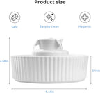 Ceramic Cat Water Fountain, 2.1L/71oz Cupcake Pet Water Fountain