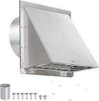 4 Inch Dryer Vent Cover Outside by JYINCPED