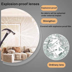 Semicircle Vanity Mirror with LED Lights, Dimmable LED Illuminated Bathroom - Image 6