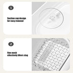 Sink Filter Basket, Efficient Drainage Design, Suction Cup Sink Rack, Kitchen - Image 5
