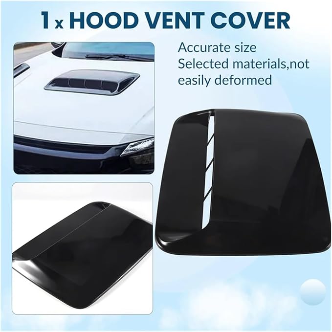 Car Universal Hood Vent Air Outlet Cover Compatible - Image 4