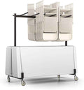 OEF Furnishings OEF42 Series Folding Table & Chair Cart, Heavy Duty Industrial