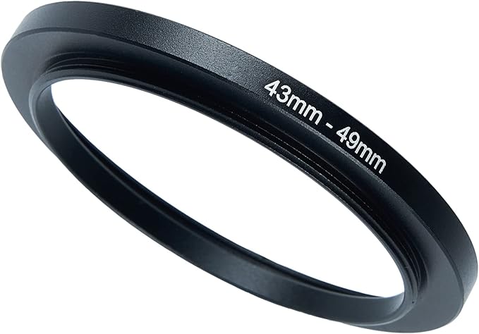 43mm to 49mm Step-Up Ring Filter Adapter by BETUYESS