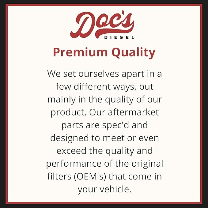 DOC'S DIESEL Compatible with Ram 6.7L Cummins Air Filter 2007-2023 | Replaces - Image 6