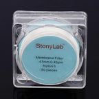 stonylab 50 Pack Nylon Membrane Filters, Hydrophilic Nylon Membrane Disc Filters - Image 6