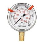 0 to 5000 Psi Hydraulic Pressure Gauge, Glycerin Liquid Filled, 2.5 inch Dial - Image 8