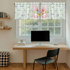 Easter Kitchen Tier Curtains 24 Inch Long 2 Panel Set, Rod Pocket Cafe Small - Image 6