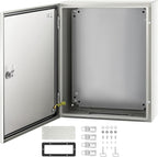 VEVOR NEMA Steel Enclosure, IP66 Waterproof & Dustproof, Outdoor/Indoor by VEVOR