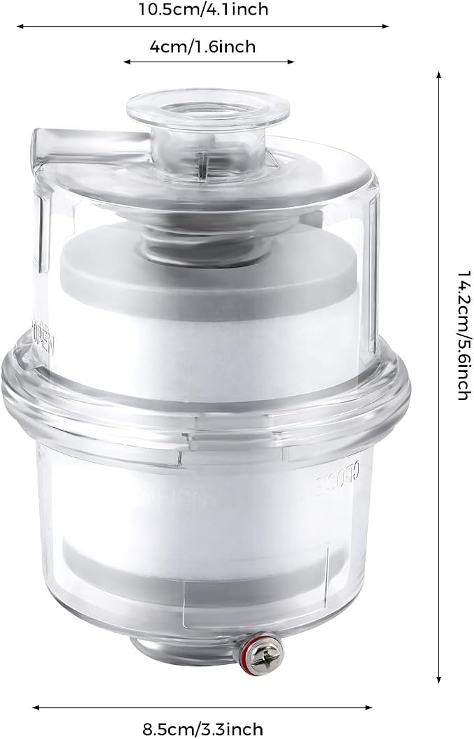 Oil Mist Filter, KF25 Vacuum Pump Exhaust Filter, 95% Efficiency Oil Mist - Image 8